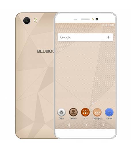 Смартфон Bluboo Picasso 4G, LTE, 2GB RAM, 16GB, Android 6.0, Camera 13MP, NFC, GPS,Dual Sim, Златист(ST-Bluboo-Picasso4G-gold) KA Digital