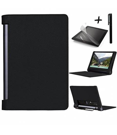 Kалъф за таблет Ka Digital Lenovo Yoga Tab 3 Pro X90  YT-X703 Plus 10.1" инча папка Черен, протектор,писалка Plus(KK-L-yoga-tab3-pro-10,1) KA Digital