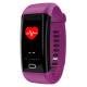 Фитнес гривна Smart Bracelet KA Digital F07 MAX BP/HR, Цветен дисплей, Кръвно налягане, Пулсомер, Часовник,Крачки, Калории, Лилава