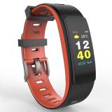 Фитнес гривна Ka Digital I6 HRC, Heart Rate monitor,Цветен дисплей, Multi-sport, Фитнес монитор, Крачки, Калории, Червена