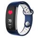 Фитнес гривна Smart Bracelet Q6 BP/HR, Кръвно налягане, Пулсомер, Цветен дисплей, Крачки, Разстояние, Калории., Синя / Бяла
