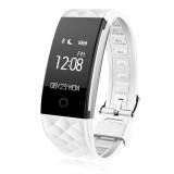 Фитнес гривна Smart Bracelet S2 HR, Heart Rate monitor,Бяла