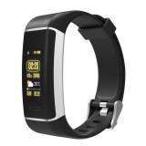 Фитнес гривна Smart Bracelet KA W7 GPS HR, Пулсомер,  Крачки, Часовник, Черна