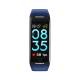 Фитнес гривна KA Digital® Z21, Кръвно налягане, Heart Rate monitor, Multi-sport, Фитнес монитор, Крачки, Калории, Синя