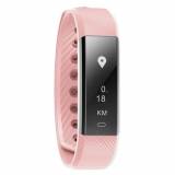 Фитнес гривна Smart Bracelet ID115HR, Heart Rate monitor, Розова