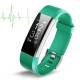 Фитнес гривна KA Digital® Smart Bracelet ID115 Plus, Heart Rate monitor, Multi-sport, Фитнес монитор, Крачки, Калории, Зелена