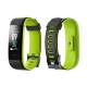 Смарт Фитнес гривна Smart Bracelet ID115 Plus C, Heart Rate monitor, Multi-sport, Цветен дисплей, Фитнес монитор, Крачки, Калории, Черна / Зелена