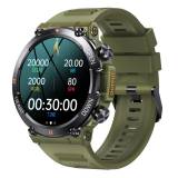 Военен часовник KA DIGITAL K56 Pro ,Bluetooth обаждане, 1.39” Ultra Smooth Touch HD LCD, AI гласов асистент, 100+ спортни режима, Здравен монитор, Висока автономия, Army Green